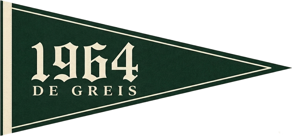 The 1964 Club pennant — 1964 De Greis